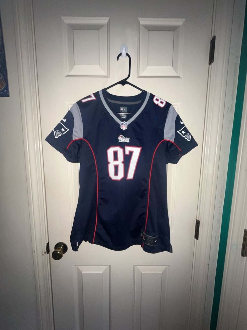 2012-18 New England Patriots Gronkowski #87 Nike Game Home Jersey Womens - 8/10